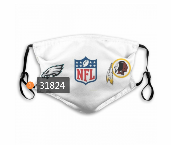 NFL Washington Redskins 1292020 Dust mask with filter